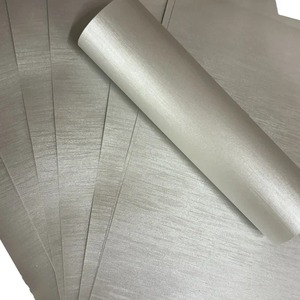 20 Sheets of A4 Imitlin Silver Silk Pearlescent Shimmer Paper 130gsm
