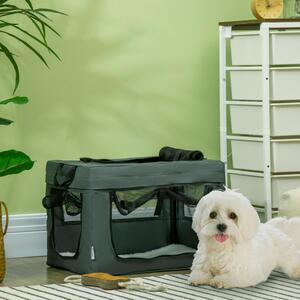 Foldable Pet Carrier with Cushion