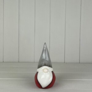 Charming Red/Grey Ceramic Gonk