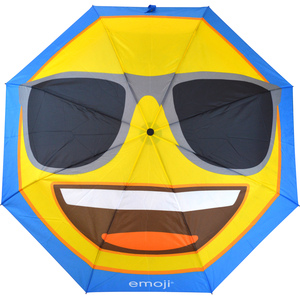 Sunglasses Face Auto 3 Fold Compact Umbrella