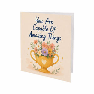 You are Capable of Amazing Things Encouragement Greeting Card