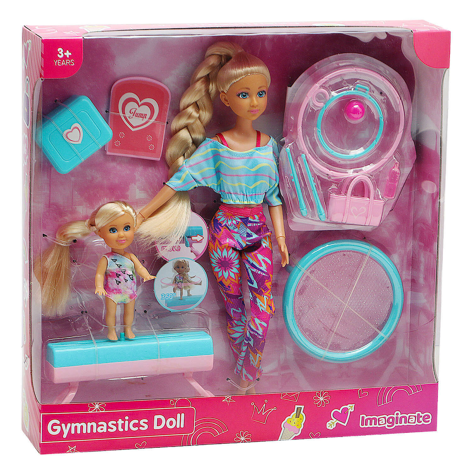 Gymnastics Dolls Playset