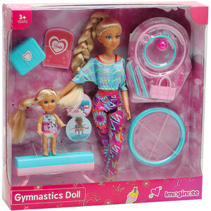 Gymnastics Dolls Playset