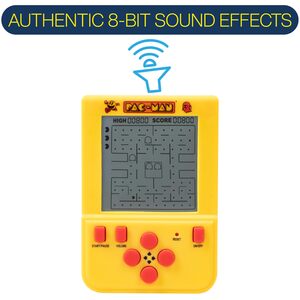 PAC-MAN Mini Arcade Keychain LCD Handheld Game with Original Sounds