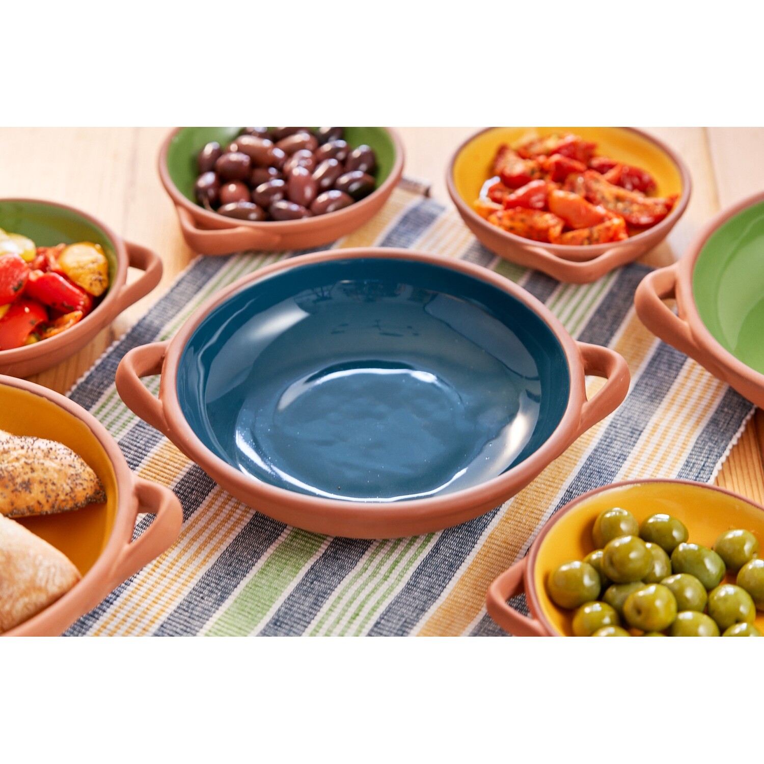 Image of Dexam Sintra Large Glazed Terracotta Tapas&hellip;