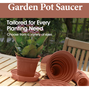 Whitefurze Terracotta Garden Pot Saucer