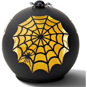 Cobweb and Spider Light Up Halloween Dome