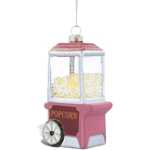 Pink Popcorn Machine Christmas Tree Decoration