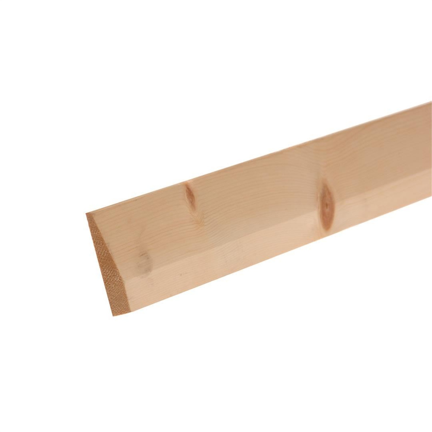 Snowdon Timber Pine Chamfered Skirting Board 15X69x2100mm Pack Of 4 - Natural