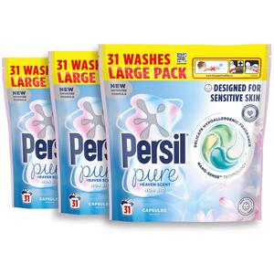 Persil Ultimate Non Bio Laundry Capsules Pure Heaven Scent 93 Washes, 3 pack