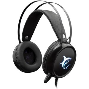 White Shark Margay Gaming Headset Black 50mm Drivers RGB LED GH-1947