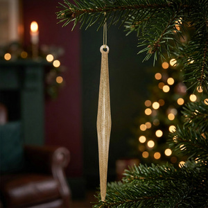 Set of 6 Glass Icicles