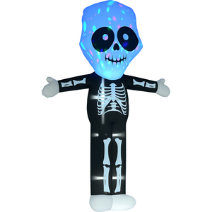 Halloween Inflatable Skeleton Ghost, LED Lights