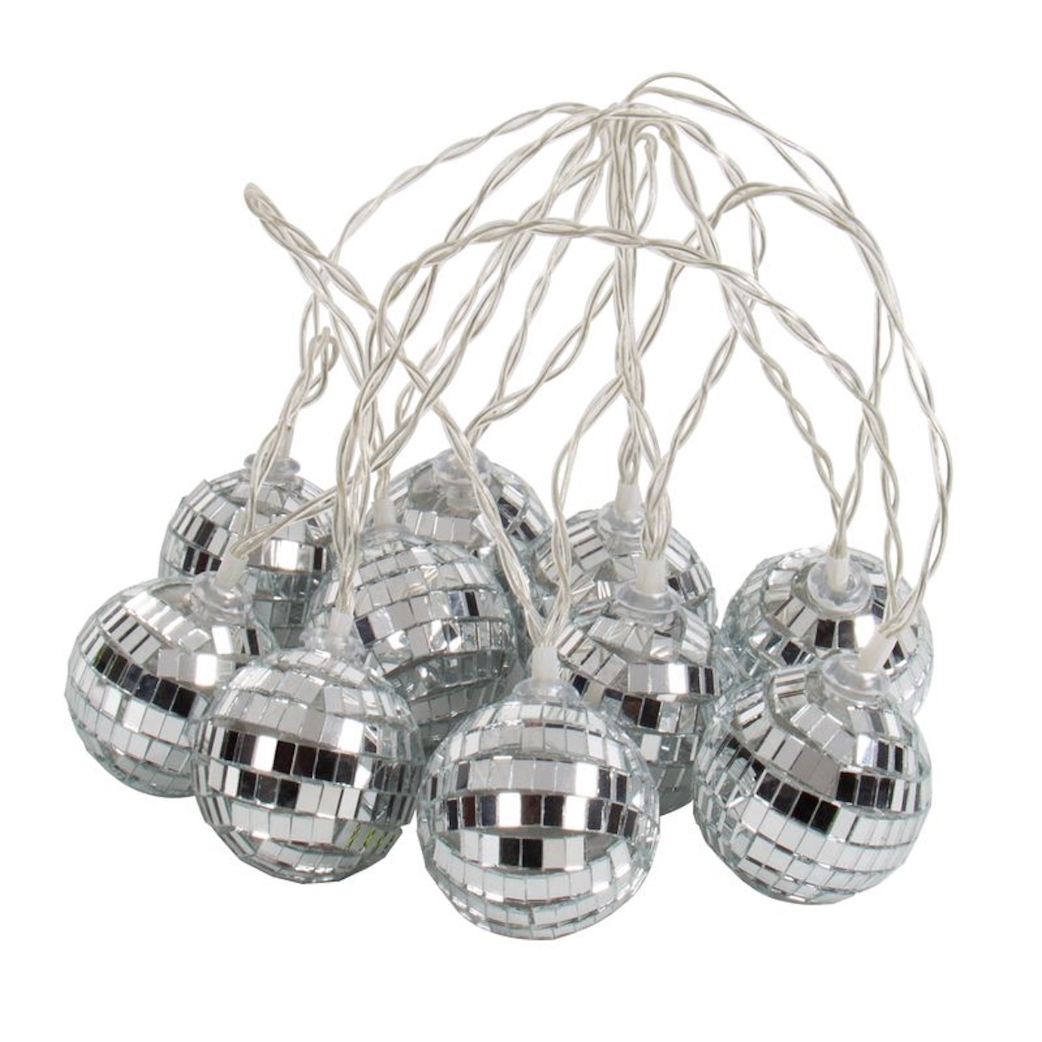 Disco Mirror Ball LED String Lights Multicolour Battery Powered Party Decor New - Image 4