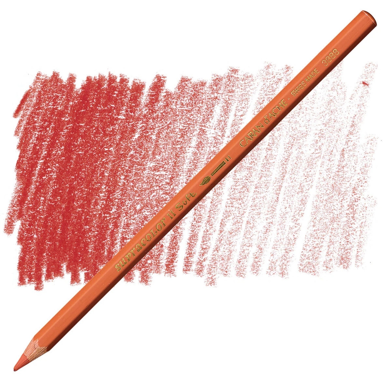 B&Q - Caran D'ache Supracolor Ii English Red Watersoluble Artist Aquarelle Colour PencilRouge Anglais 063 - Image 2