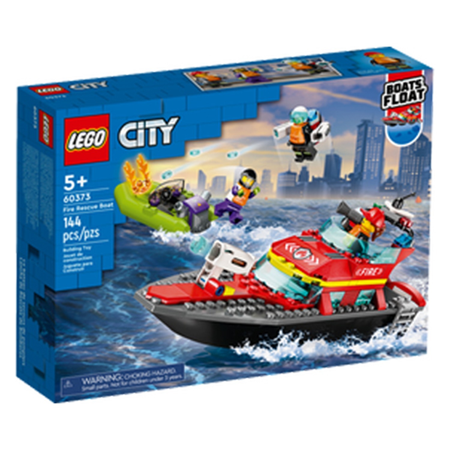 LEGO City Fire Fire Rescue Boat - 60373 New Sealed Lego Set Boat (17 - Image 14