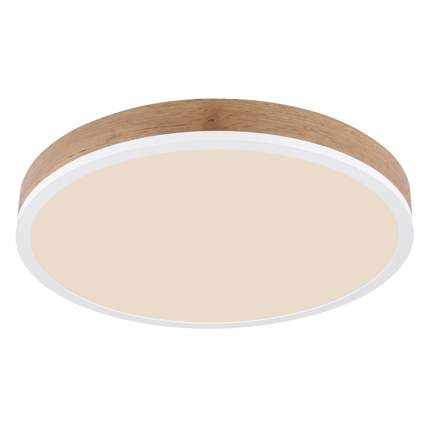 Globo Led Ceiling Lamp Doro Ø 45 Cm Wood Dark/White - Image 3