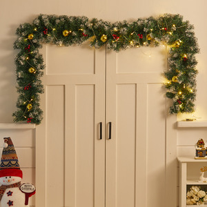Pre-lit Artificial Greenery Christmas Garland