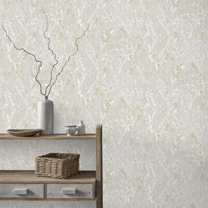 Arthouse Marble Patina Soft Gold Embossed Metallic Highlights Wallpaper