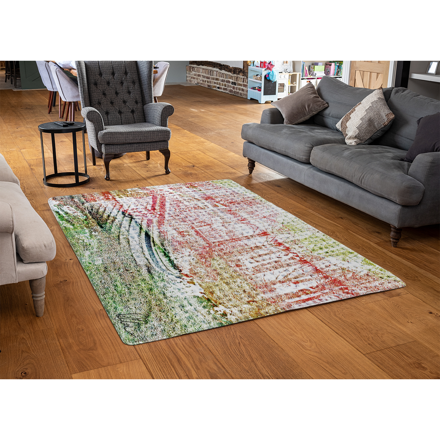 Upset Rug Washed Up Rug