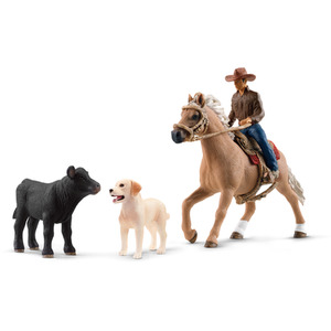 SCHLEICH Farm World Western Riding Adventures Toy Figure Set