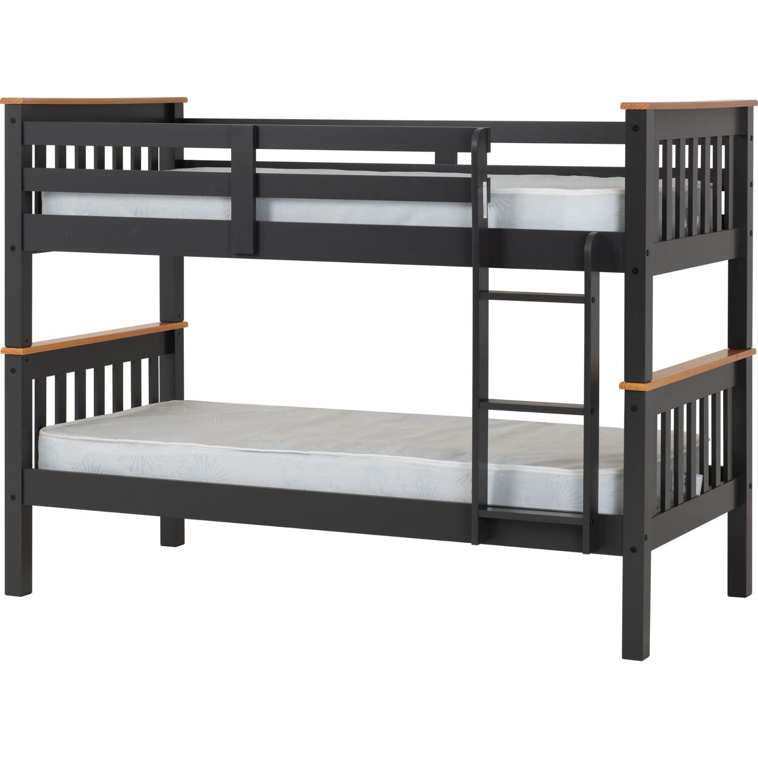 Neptune 3 Bunk Bed - Grey Oak Effect