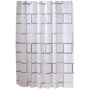 Squared Design Shower Curtain