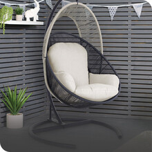 garden chairs hanging egg