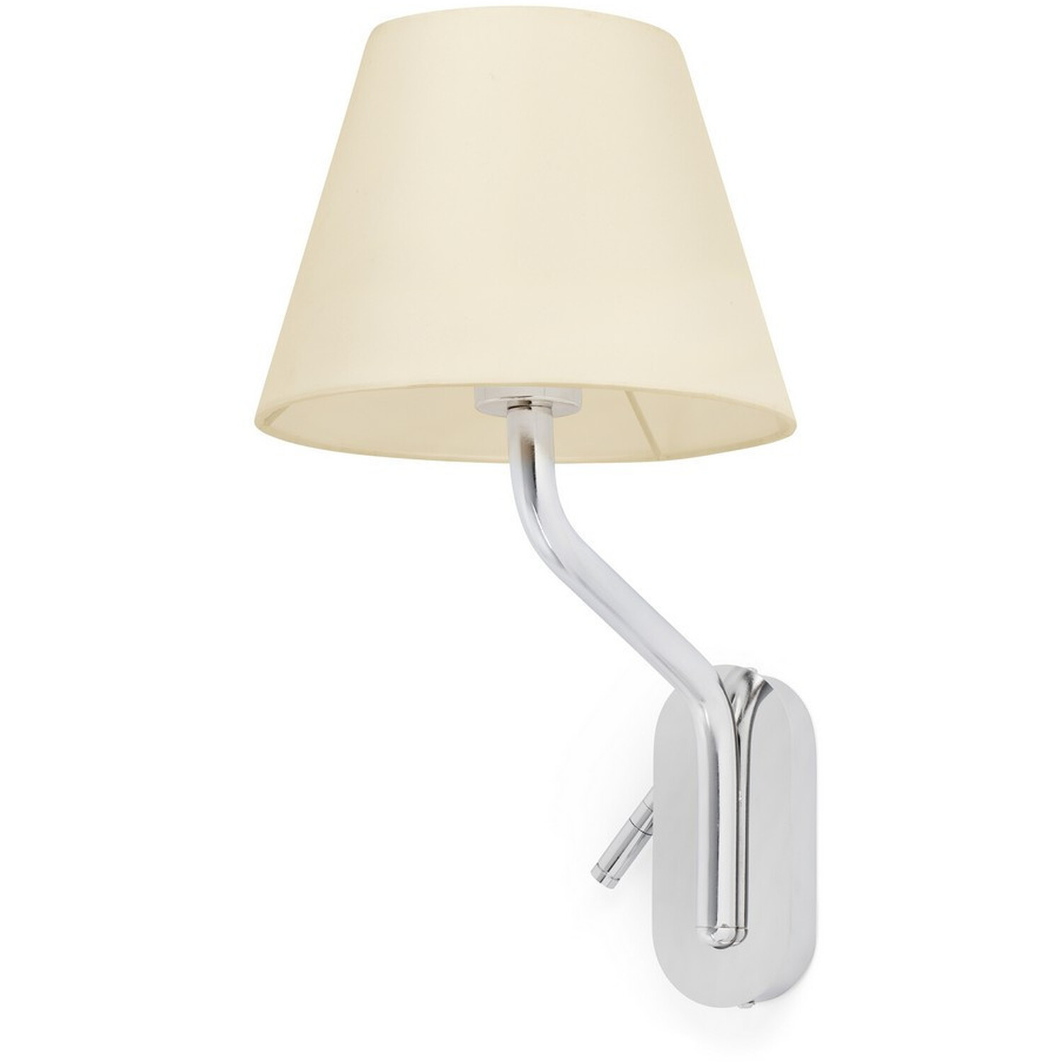 Eterna Reading Light Wall Light Chrome E27 - Grey thumbnail