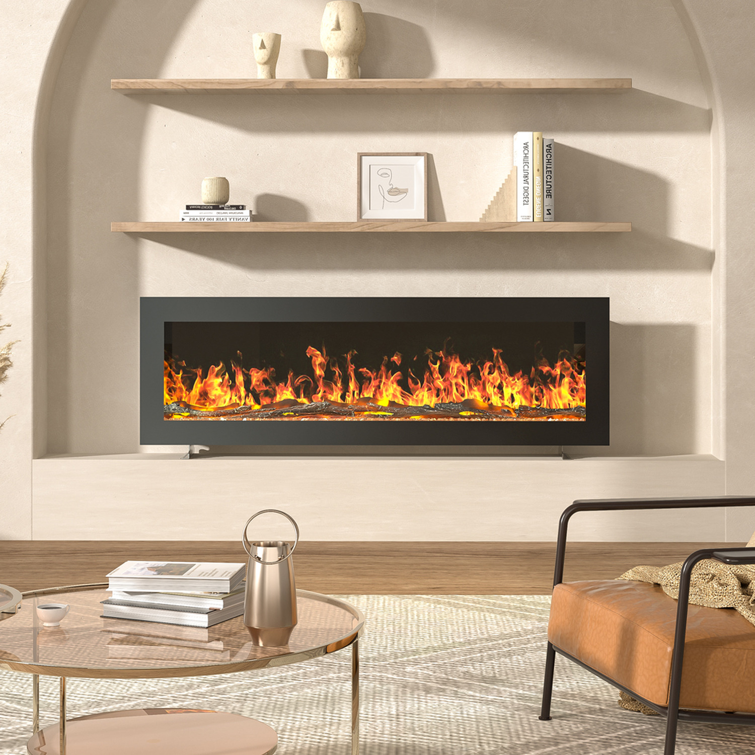 Wall Mount Electric Fireplace