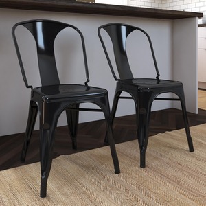 Finn metal dining chair 2 pieces
