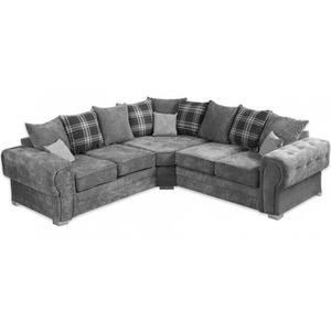 Hampton 5 Seater Fabric Corner Scatter Back Sofa