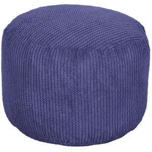 Kids Cord Bean Bag Footstool Round Beanbag Footrest