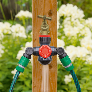 Garden Tap 3-Way Adaptor with Dial Operation