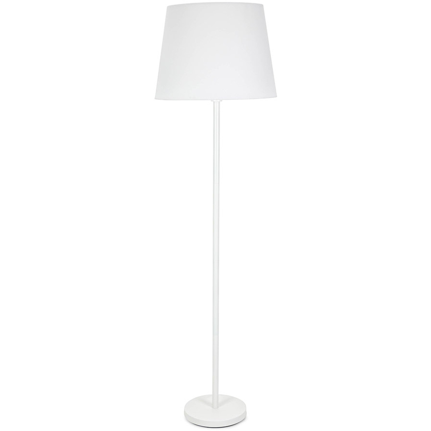 Image of Charlie White Floor Lamp with Tapered&hellip;