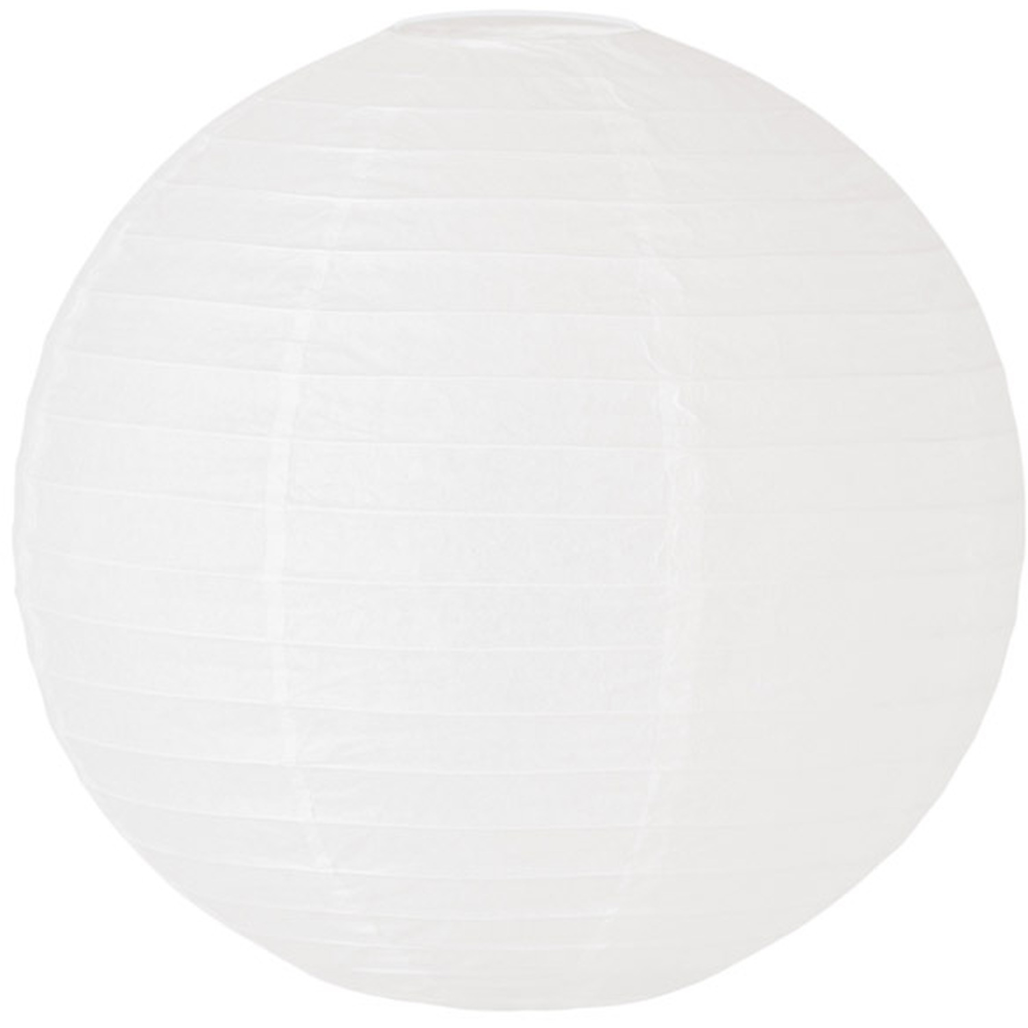 Isla 30cm Paper Ball Ceiling Light Shade with LED Bulb - White