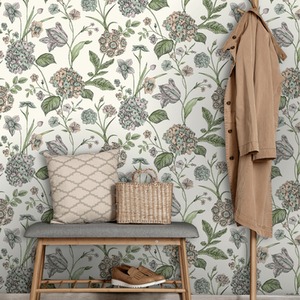 Hydrangea Floral Tulips Wildflower Flowers Leaves Wallpaper