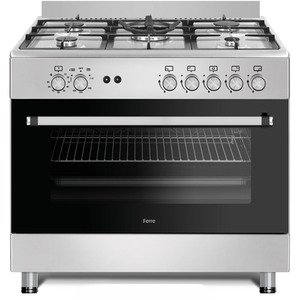 90cm Gas Range Cooker - Double Turbo Fan 5 Burner