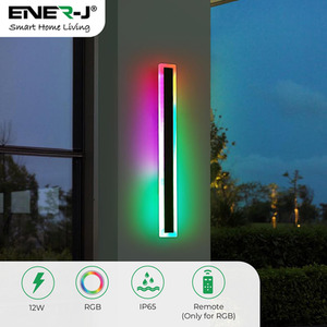 60 into 8 cms size Outdoor Acrylic Black Wall Lights 12W Waterproof