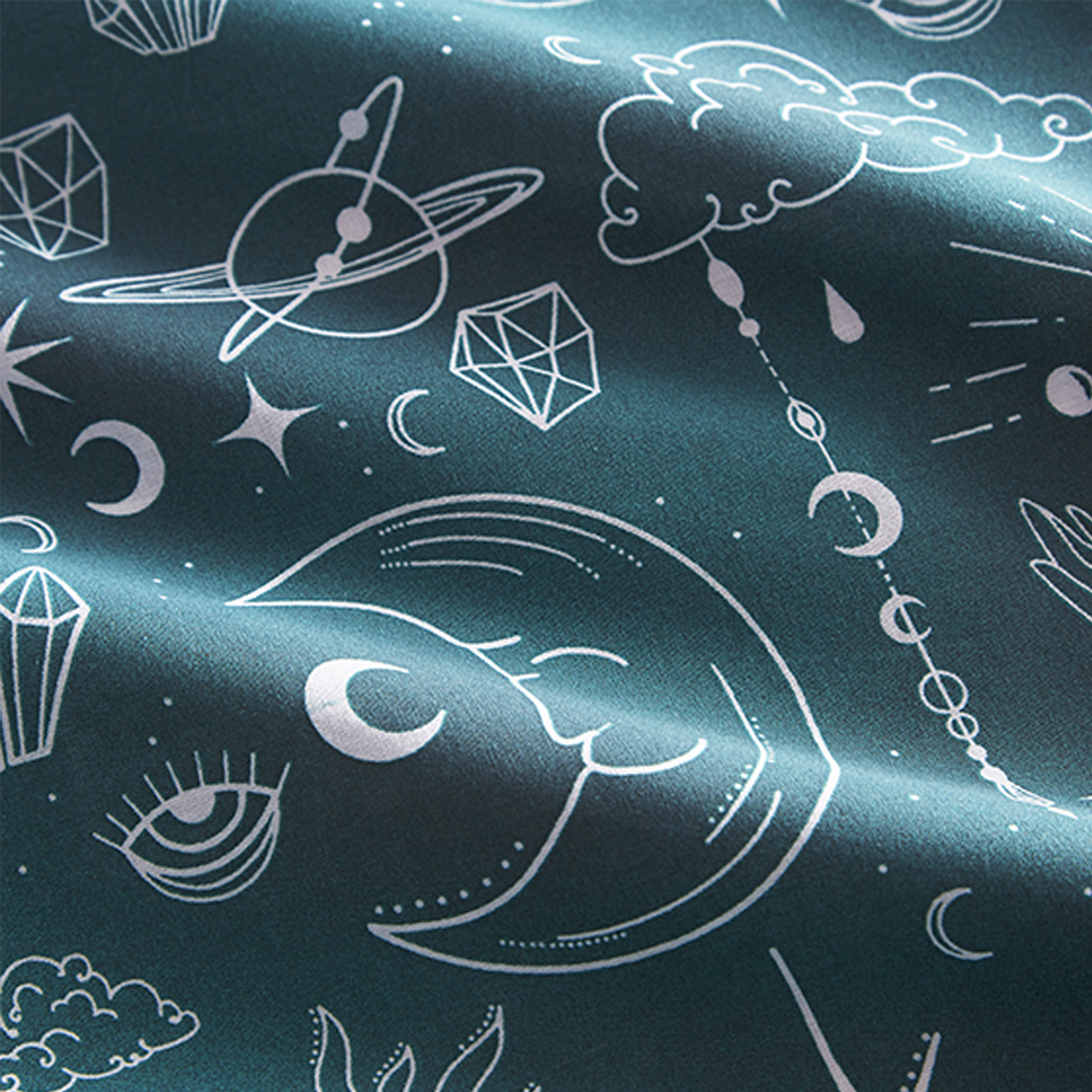 Charlotte Thomas Celestial Duvet Cover Set - Blue Superking