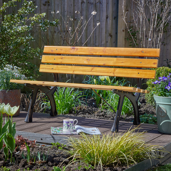 Clayton 2 Seater Outdoor Garden Bench 