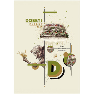 Harry Potter Limited Edition Dobby Art Print