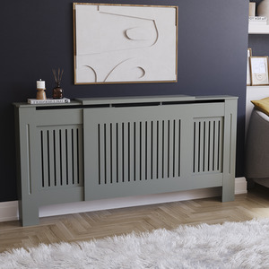 Grey / 204cm Chelsea Radiator Cover shot 8338164