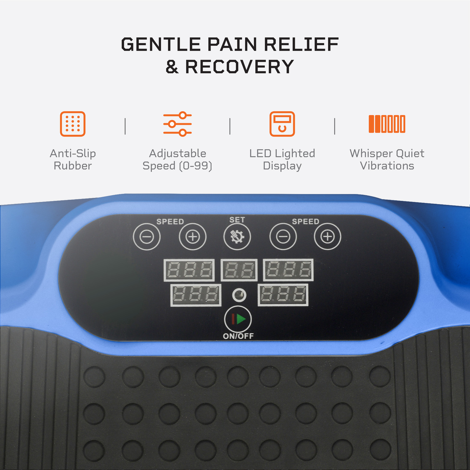 Machine d'exercice de plaque vibrante Lifepro avec Togo
