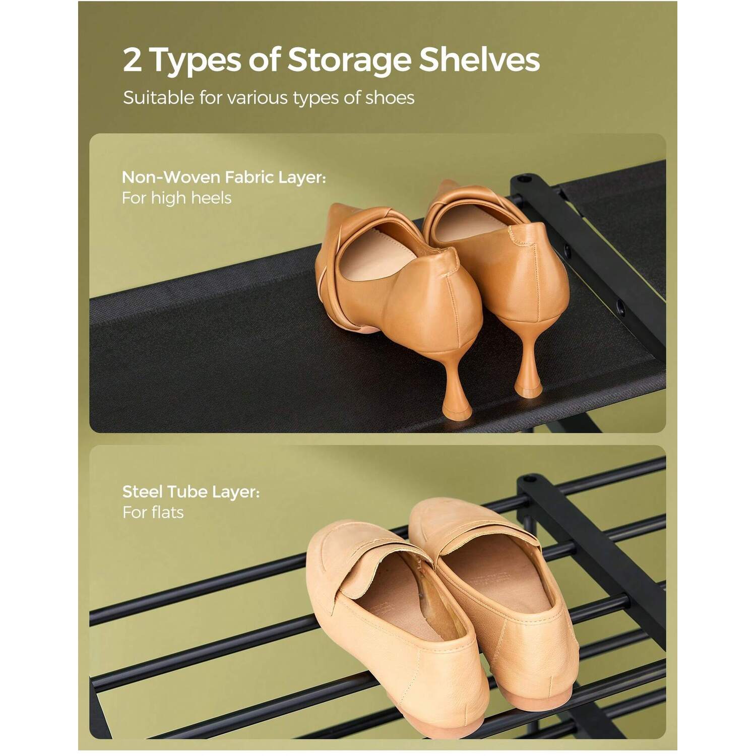 SONGMICS 8-Tier Adjustable Shoe Rack