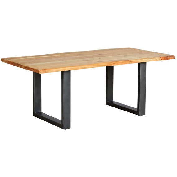 Live Edge Solid Occasional Acacia Top Coffee Table