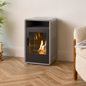 Adam Bellini Bio Ethanol Stove in Grey
