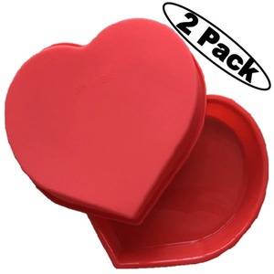 Big Heart Shape Silicone Baking Moulds