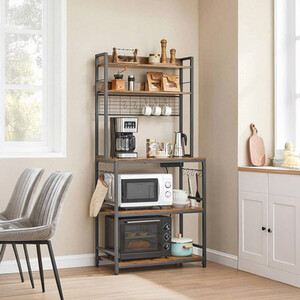 Kitchen Storage Rack with Power Outlet