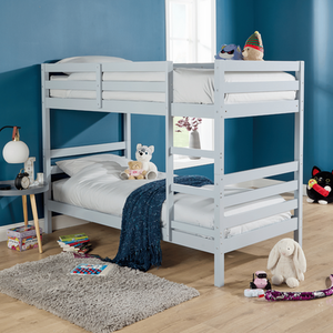 Grey Home Source Hendon Childrens Wooden Single Bunk Bed  shot 10333787